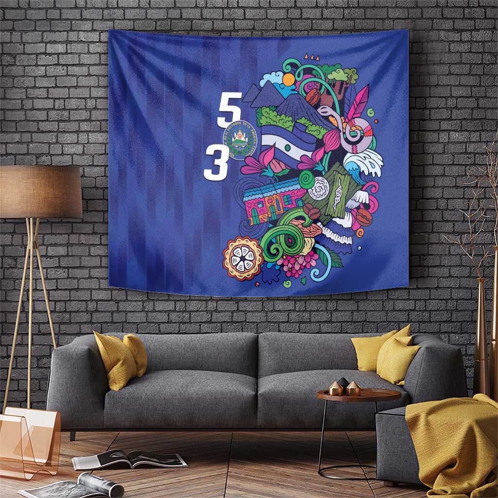 El Salvador Tapestry Beauty Local Inspired - Wonder Print Shop