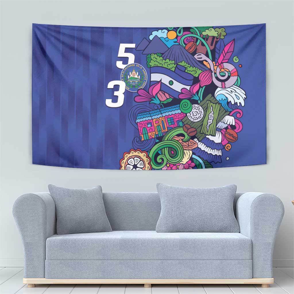 El Salvador Tapestry Beauty Local Inspired - Wonder Print Shop