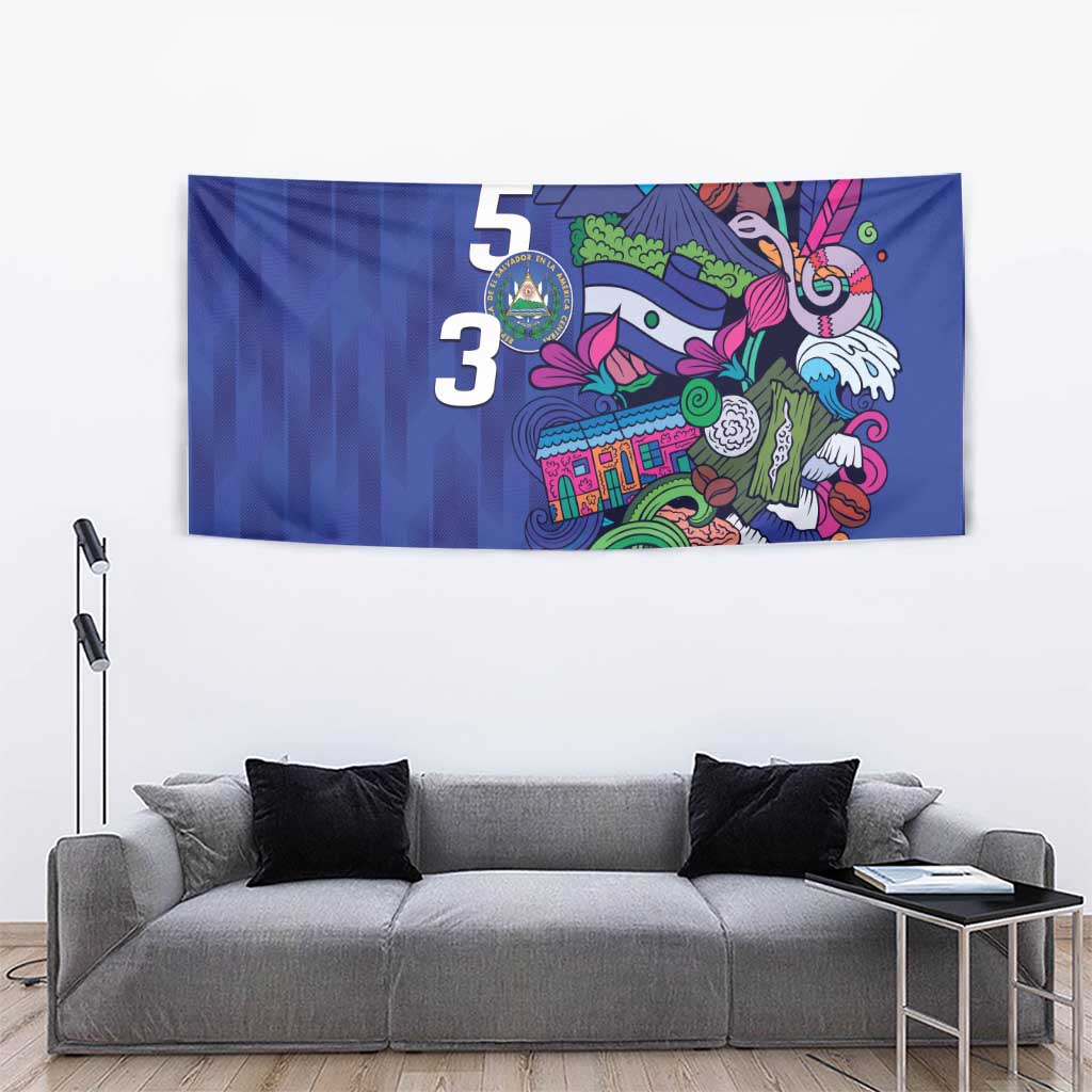 El Salvador Tapestry Beauty Local Inspired - Wonder Print Shop