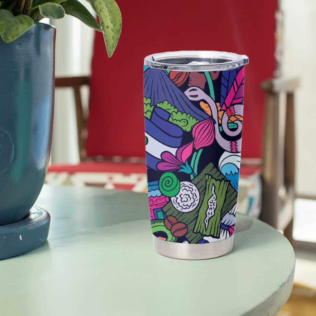 El Salvador Tumbler Cup Beauty Local Inspired - Wonder Print Shop