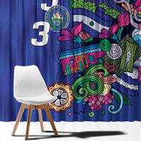 El Salvador Window Curtain Beauty Local Inspired - Wonder Print Shop