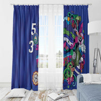El Salvador Window Curtain Beauty Local Inspired - Wonder Print Shop