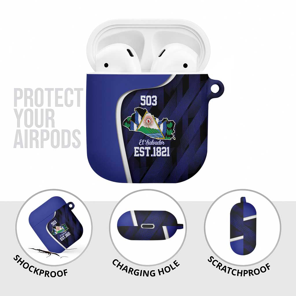 El Salvador Independence Day AirPods Case Since 1821 September 15 - Wonder Print Shop