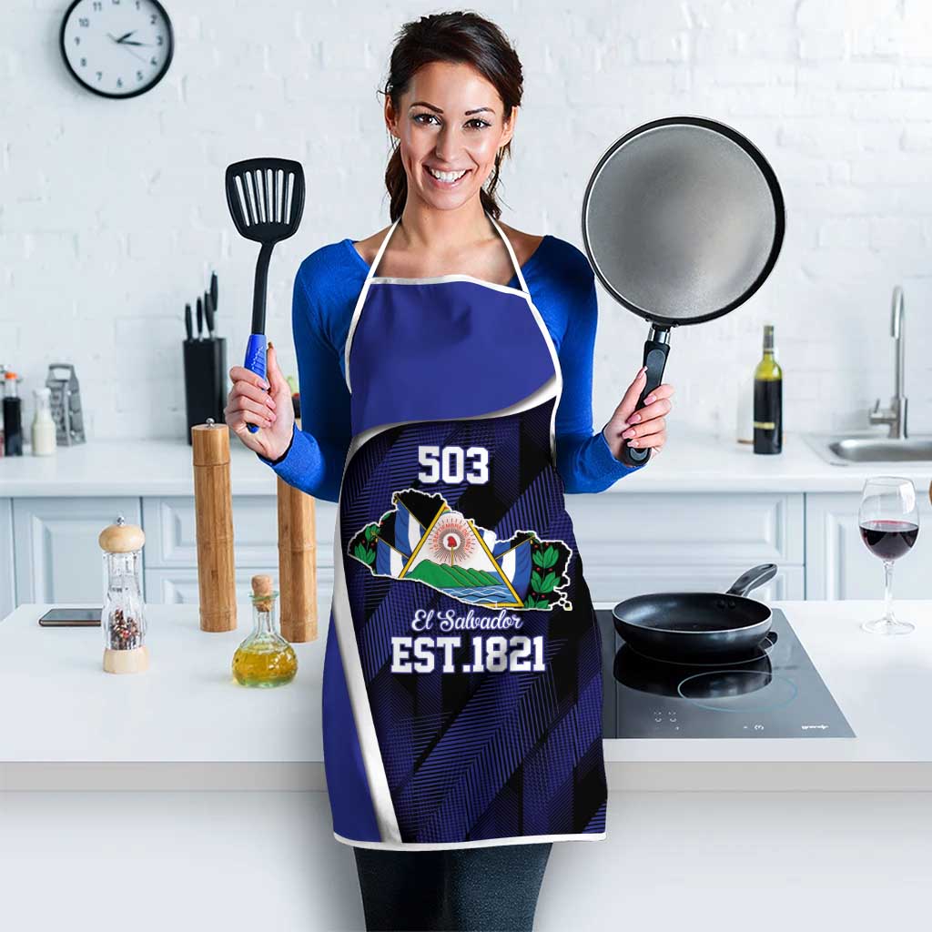 El Salvador Independence Day Apron Since 1821 September 15 - Wonder Print Shop