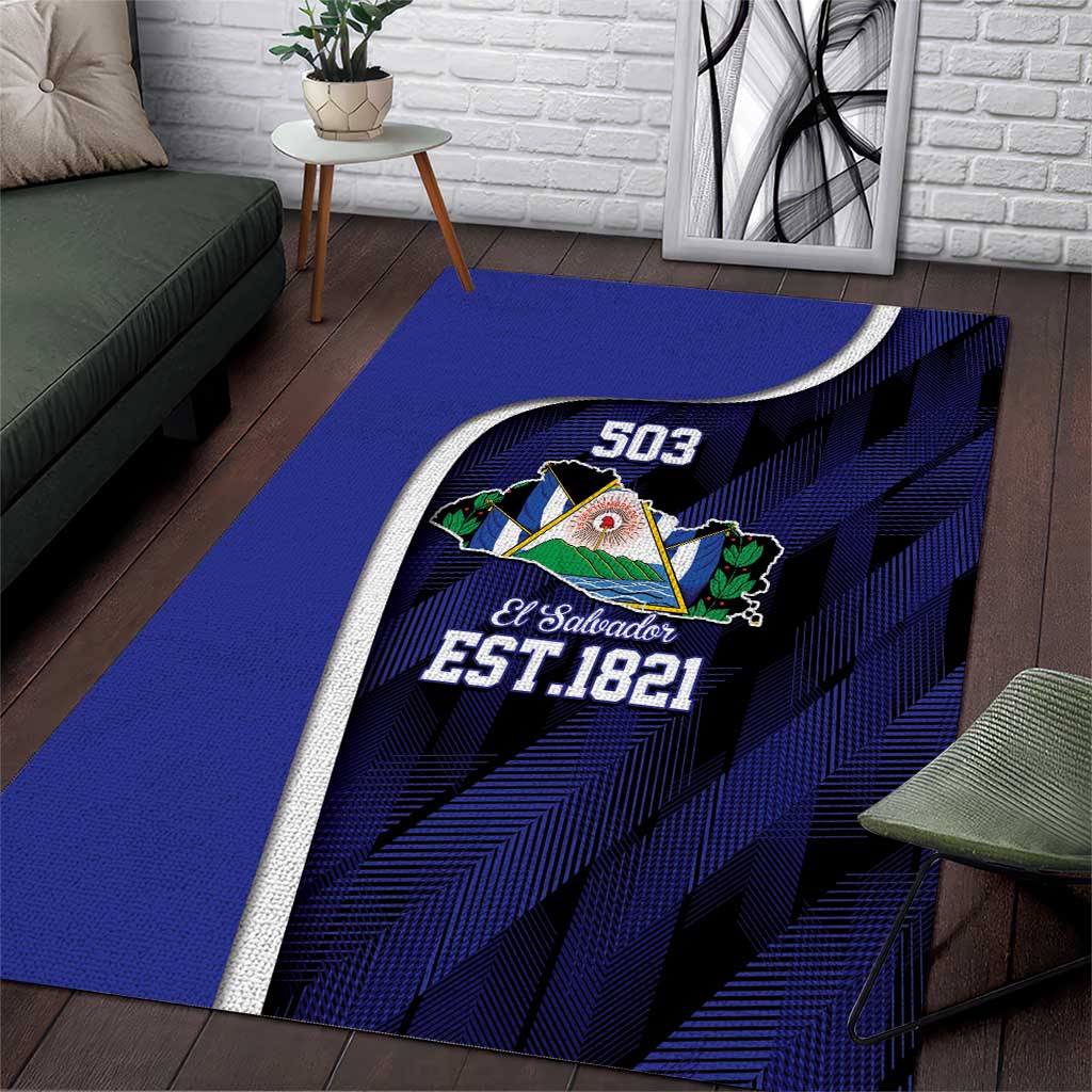 El Salvador Independence Day Area Rug Since 1821 September 15 - Wonder Print Shop