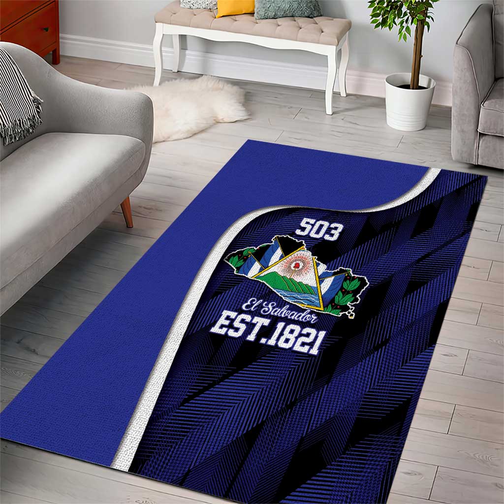 El Salvador Independence Day Area Rug Since 1821 September 15 - Wonder Print Shop