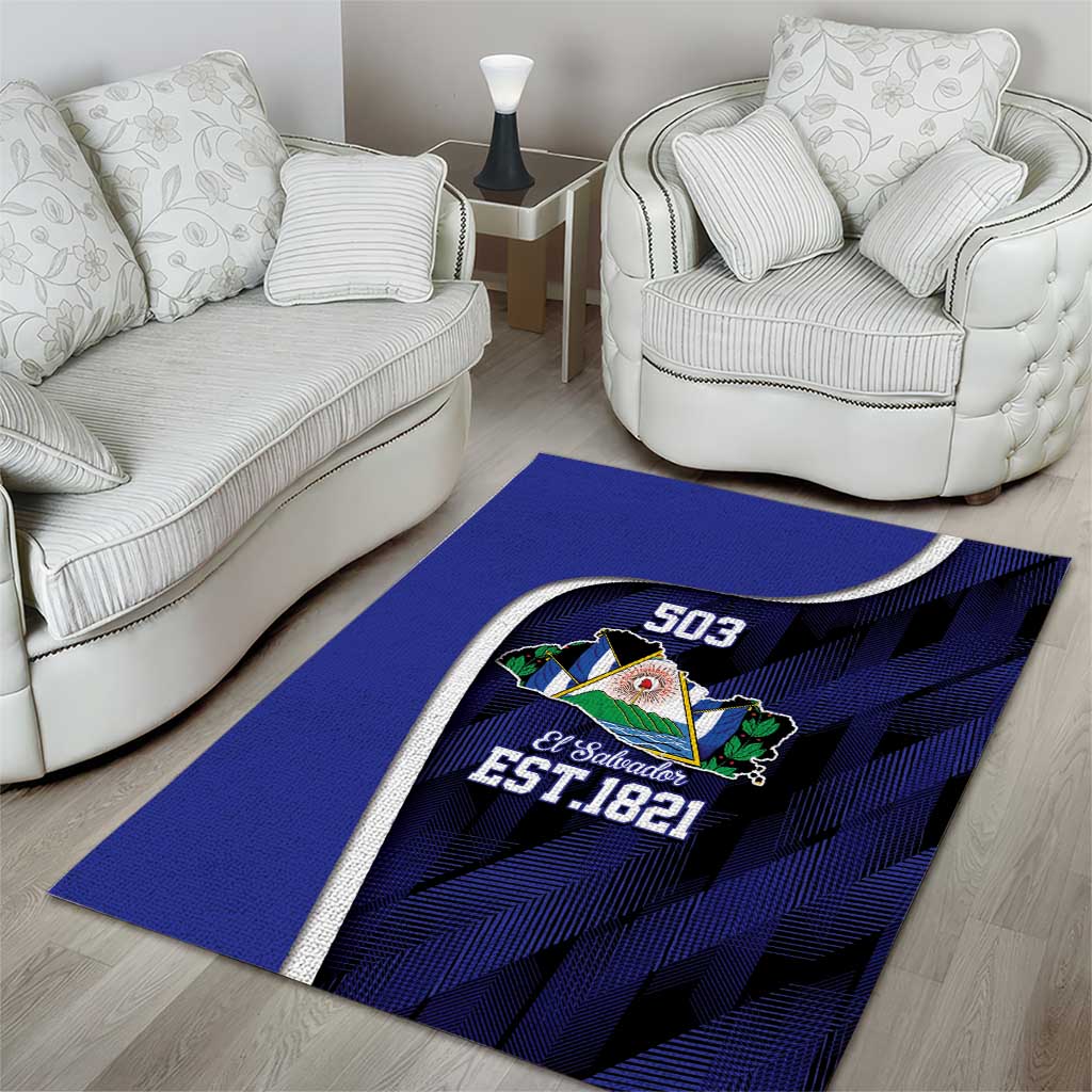 El Salvador Independence Day Area Rug Since 1821 September 15 - Wonder Print Shop