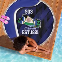 El Salvador Independence Day Beach Blanket Since 1821 September 15 - Wonder Print Shop