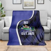 El Salvador Independence Day Blanket Since 1821 September 15 - Wonder Print Shop