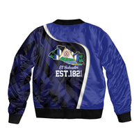 El Salvador Independence Day Bomber Jacket Since 1821 September 15 - Wonder Print Shop