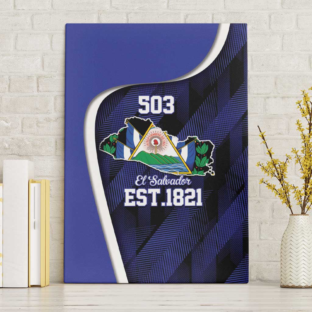 El Salvador Independence Day Canvas Wall Art Since 1821 September 15 - Wonder Print Shop