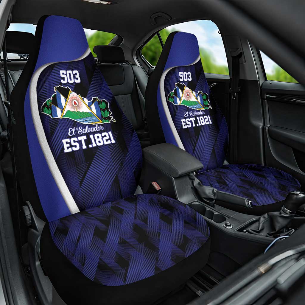 El Salvador Independence Day Car Seat Cover Since 1821 September 15 - Wonder Print Shop