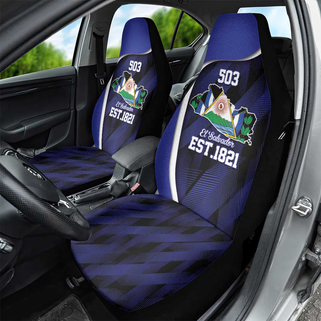 El Salvador Independence Day Car Seat Cover Since 1821 September 15 - Wonder Print Shop
