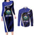 El Salvador Independence Day Couples Matching Long Sleeve Bodycon Dress and Long Sleeve Button Shirt Since 1821 September 15 - Wonder Print Shop