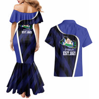 El Salvador Independence Day Couples Matching Mermaid Dress and Hawaiian Shirt Since 1821 September 15 - Wonder Print Shop