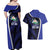 El Salvador Independence Day Couples Matching Off Shoulder Maxi Dress and Hawaiian Shirt Since 1821 September 15 - Wonder Print Shop