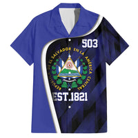 El Salvador Independence Day Family Matching Off The Shoulder Long Sleeve Dress and Hawaiian Shirt Since 1821 September 15 - Wonder Print Shop