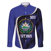 El Salvador Independence Day Family Matching Off The Shoulder Long Sleeve Dress and Hawaiian Shirt Since 1821 September 15 - Wonder Print Shop