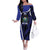 El Salvador Independence Day Family Matching Off The Shoulder Long Sleeve Dress and Hawaiian Shirt Since 1821 September 15 - Wonder Print Shop