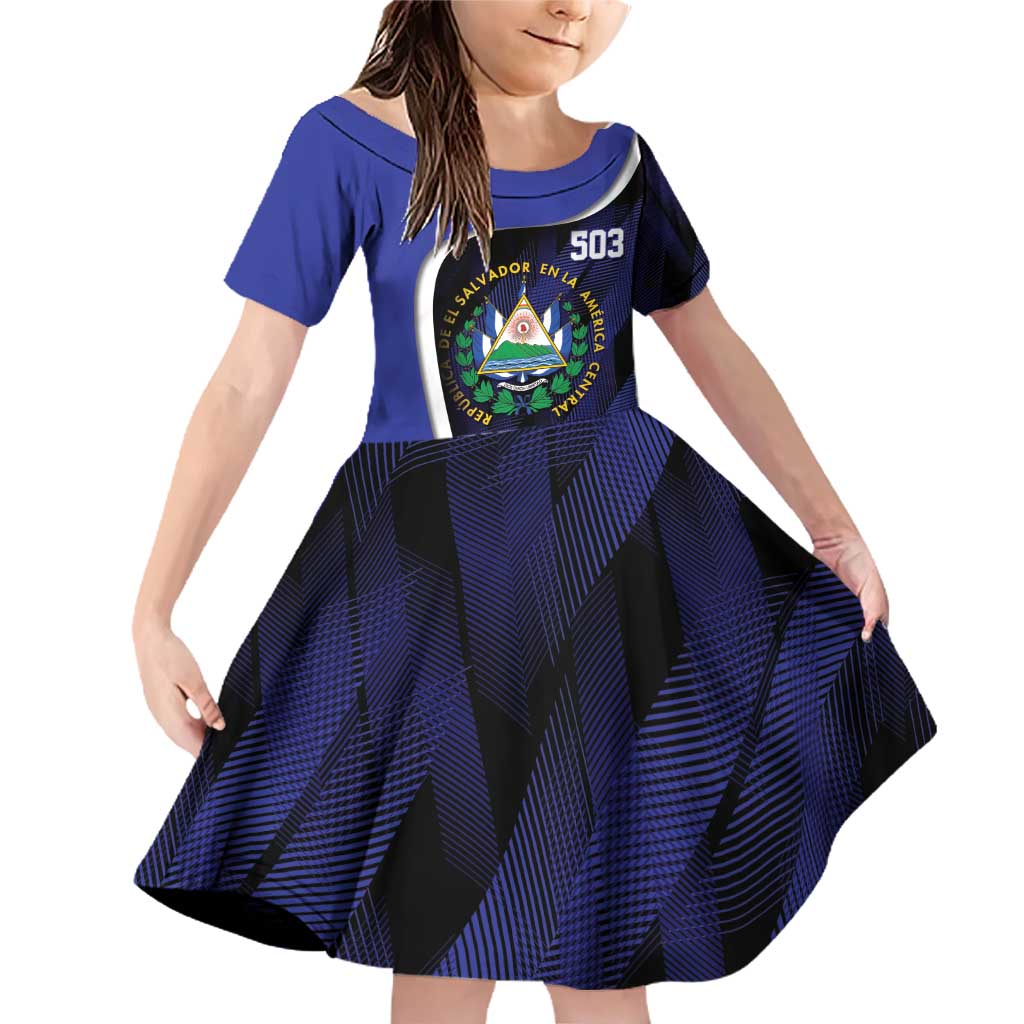 El Salvador Independence Day Family Matching Off Shoulder Short Dress and Hawaiian Shirt Since 1821 September 15 - Wonder Print Shop
