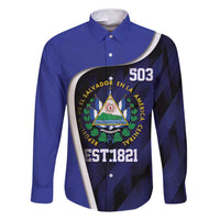 El Salvador Independence Day Family Matching Off Shoulder Short Dress and Hawaiian Shirt Since 1821 September 15 - Wonder Print Shop