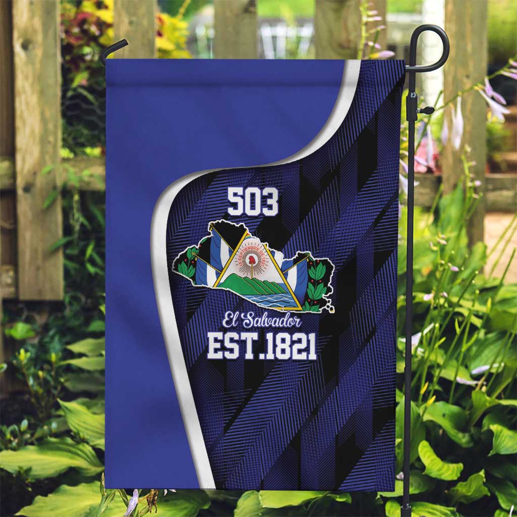 El Salvador Independence Day Garden Flag Since 1821 September 15 - Wonder Print Shop
