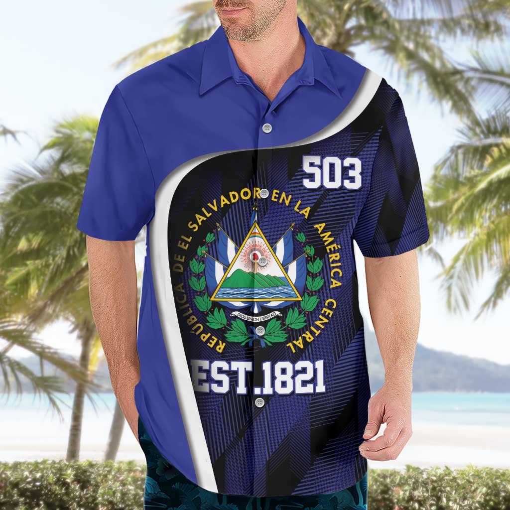 El Salvador Independence Day Hawaiian Shirt Since 1821 September 15 - Wonder Print Shop