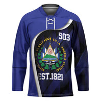 El Salvador Independence Day Hockey Jersey Since 1821 September 15 - Wonder Print Shop