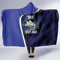 El Salvador Independence Day Hooded Blanket Since 1821 September 15 - Wonder Print Shop