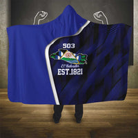 El Salvador Independence Day Hooded Blanket Since 1821 September 15 - Wonder Print Shop