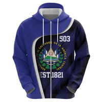 El Salvador Independence Day Hoodie Since 1821 September 15 - Wonder Print Shop