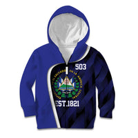 El Salvador Independence Day Kid Hoodie Since 1821 September 15 - Wonder Print Shop