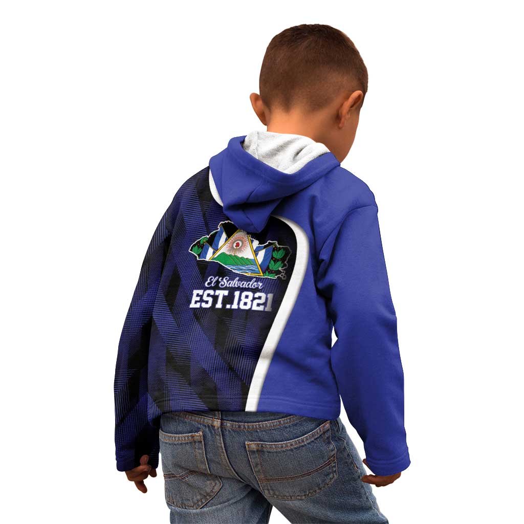 El Salvador Independence Day Kid Hoodie Since 1821 September 15 - Wonder Print Shop