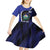 El Salvador Independence Day Kid Short Sleeve Dress Since 1821 September 15 - Wonder Print Shop