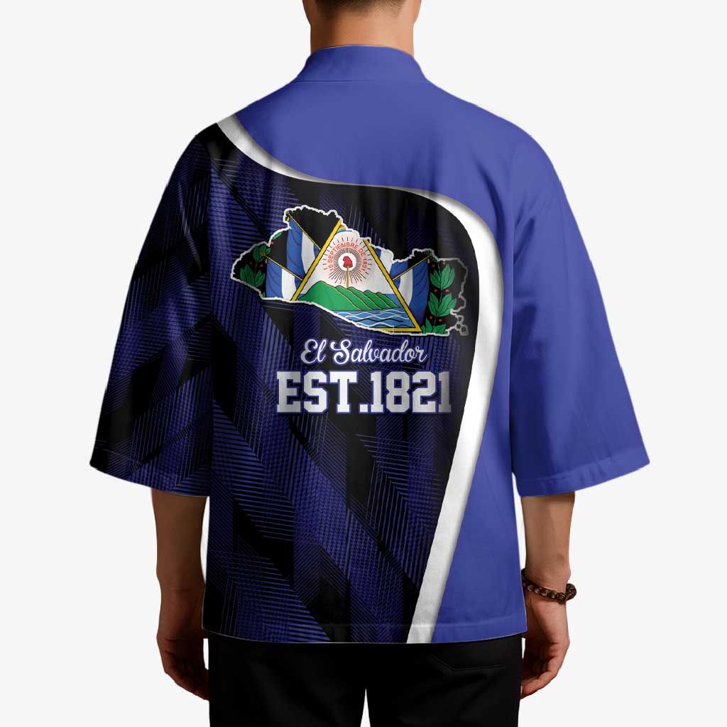 El Salvador Independence Day Kimono Since 1821 September 15 - Wonder Print Shop