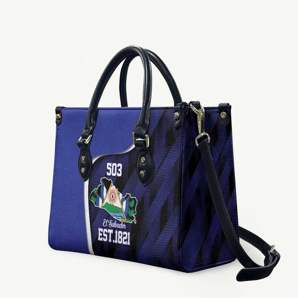El Salvador Independence Day Leather Bag Since 1821 September 15 - Wonder Print Shop
