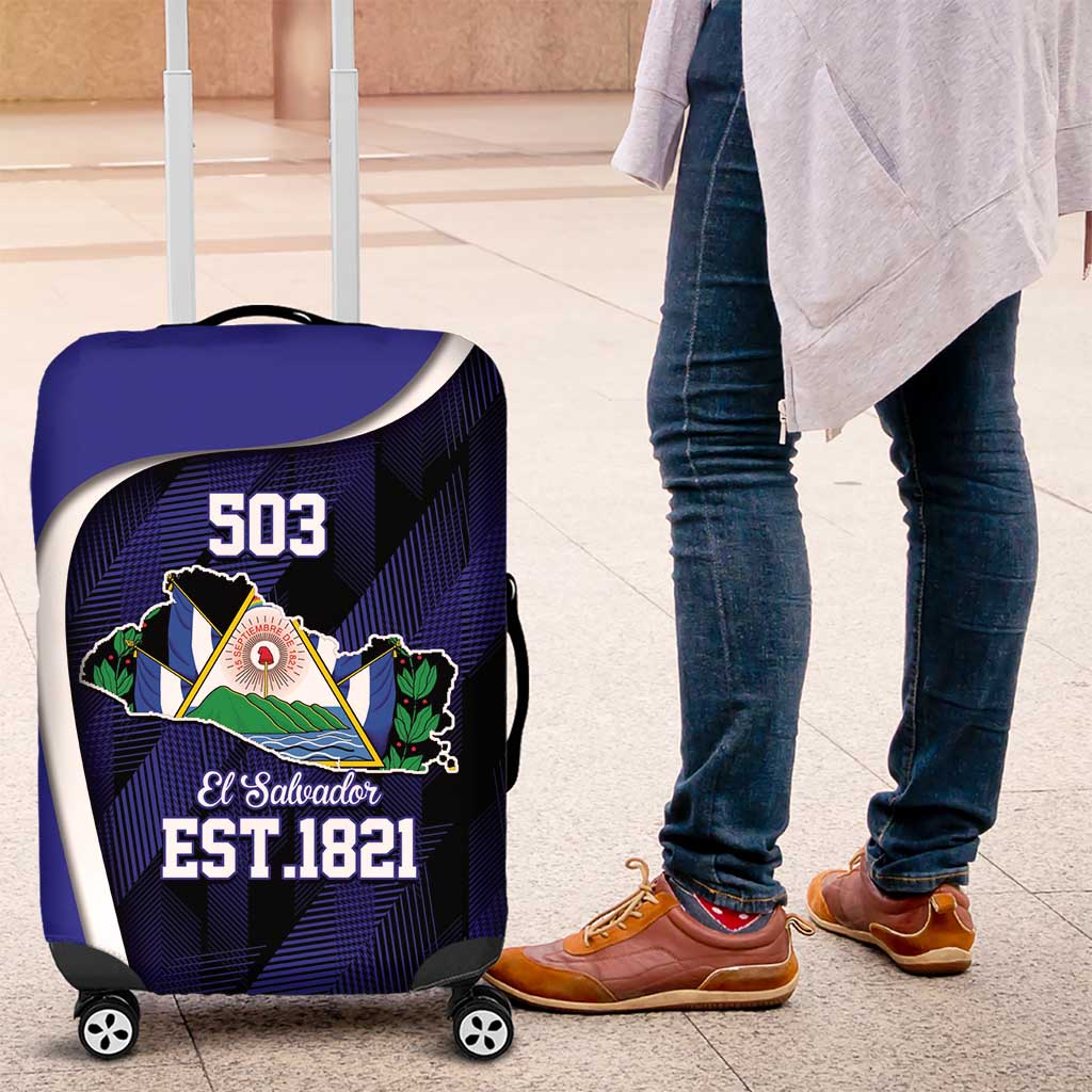 El Salvador Independence Day Luggage Cover Since 1821 September 15 - Wonder Print Shop