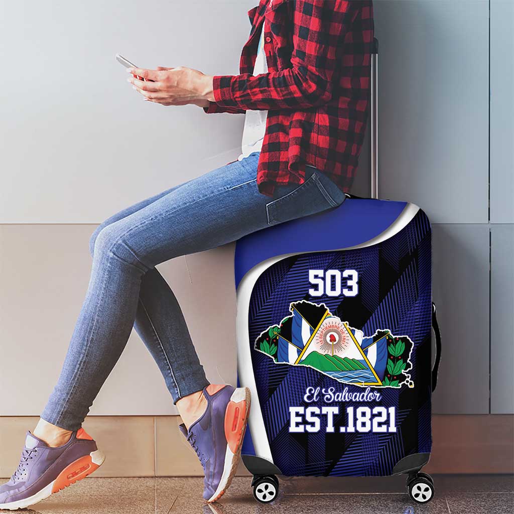 El Salvador Independence Day Luggage Cover Since 1821 September 15 - Wonder Print Shop