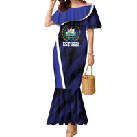 El Salvador Independence Day Mermaid Dress Since 1821 September 15 - Wonder Print Shop