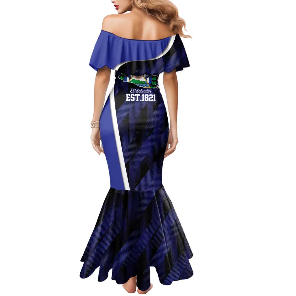 El Salvador Independence Day Mermaid Dress Since 1821 September 15 - Wonder Print Shop