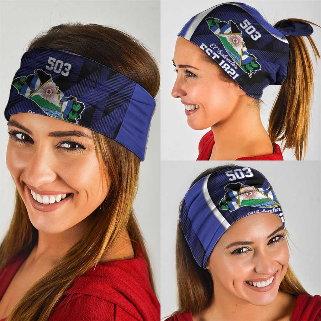 El Salvador Independence Day Neck Gaiter Since 1821 September 15 - Wonder Print Shop