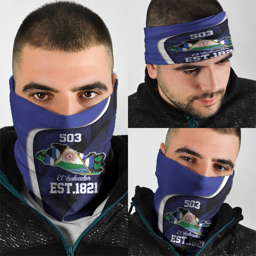 El Salvador Independence Day Neck Gaiter Since 1821 September 15 - Wonder Print Shop
