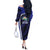 El Salvador Independence Day Off The Shoulder Long Sleeve Dress Since 1821 September 15 - Wonder Print Shop