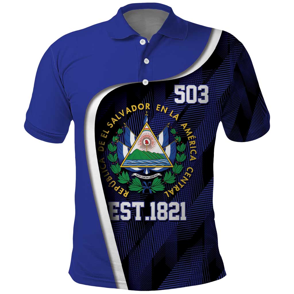 El Salvador Independence Day Polo Shirt Since 1821 September 15 - Wonder Print Shop