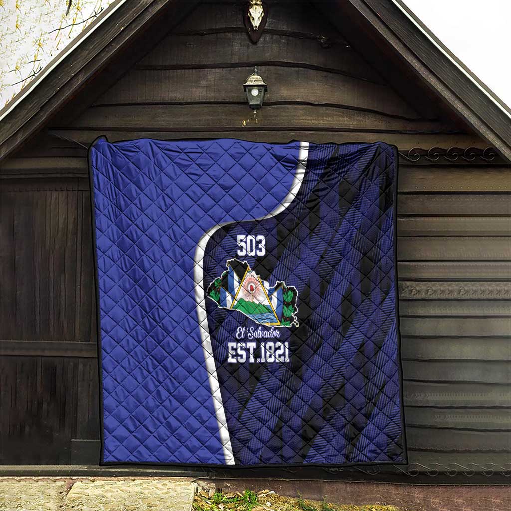 El Salvador Independence Day Quilt Since 1821 September 15 - Wonder Print Shop