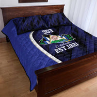 El Salvador Independence Day Quilt Bed Set Since 1821 September 15 - Wonder Print Shop