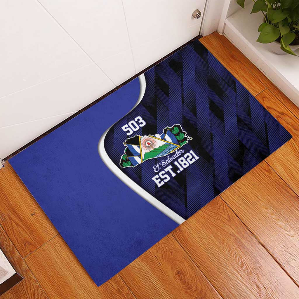 El Salvador Independence Day Rubber Doormat Since 1821 September 15 - Wonder Print Shop