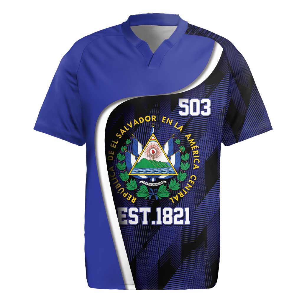 El Salvador Independence Day Rugby Jersey Since 1821 September 15 - Wonder Print Shop