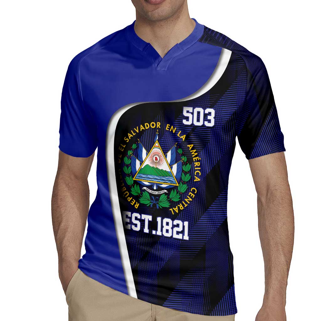 El Salvador Independence Day Rugby Jersey Since 1821 September 15 - Wonder Print Shop