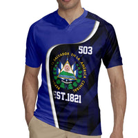 El Salvador Independence Day Rugby Jersey Since 1821 September 15 - Wonder Print Shop